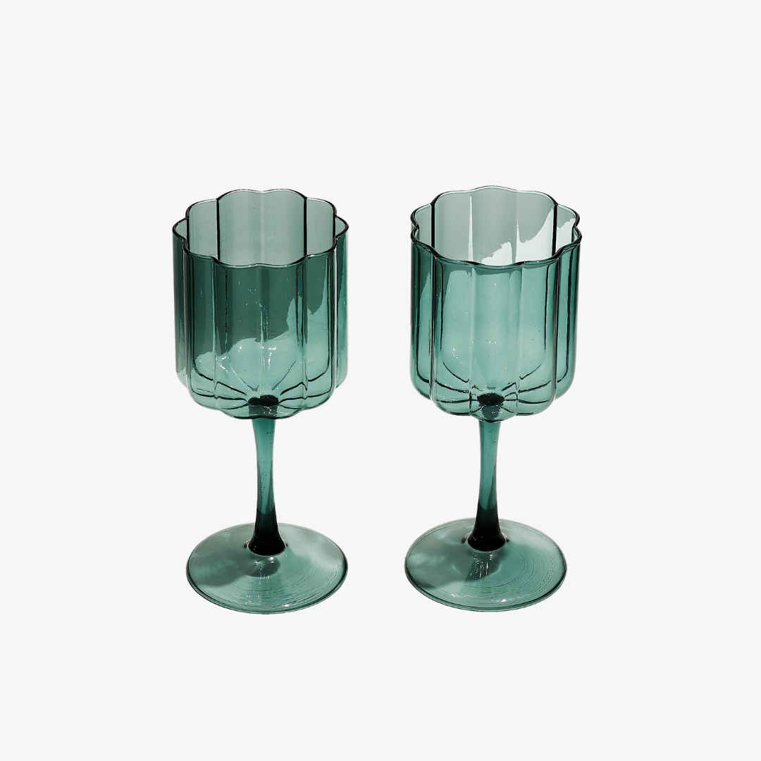 Wave Wine Glass-Set of 2